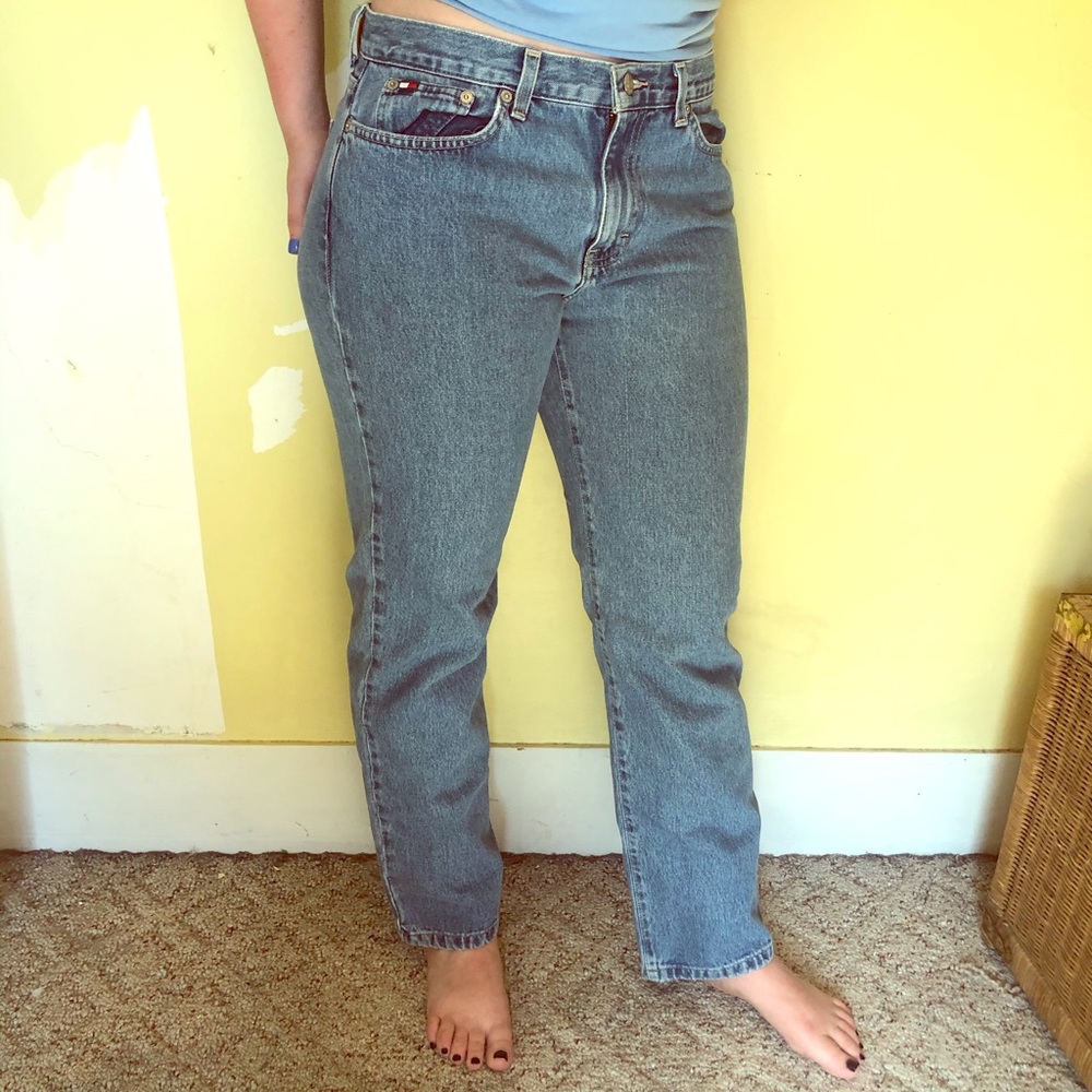 Tommy Hilfiger low rise flare jeans